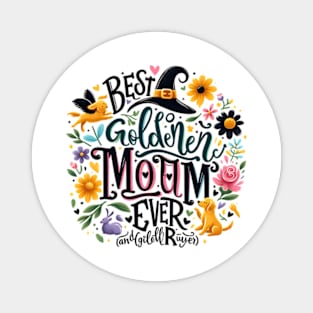 Best Golden Retriever Mom Ever Funny Dog Lover Gifts Women Magnet